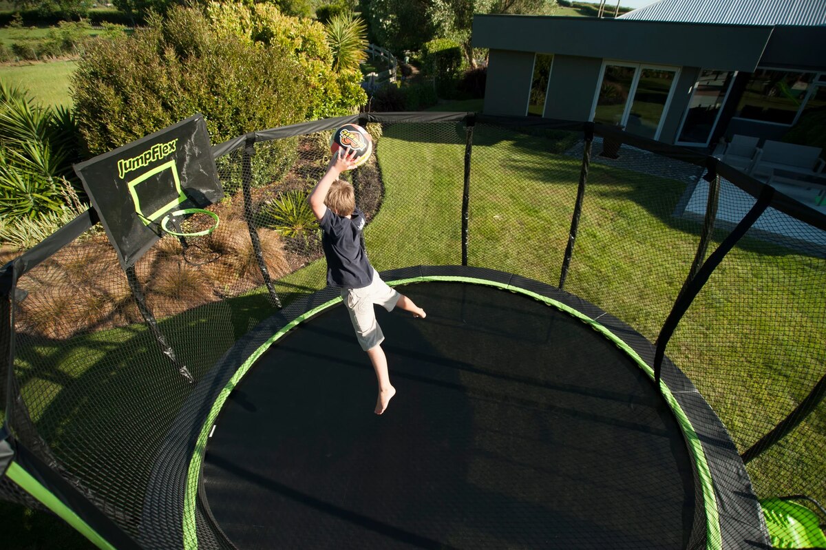 How To Attach Basketball Hoop To Trampoline