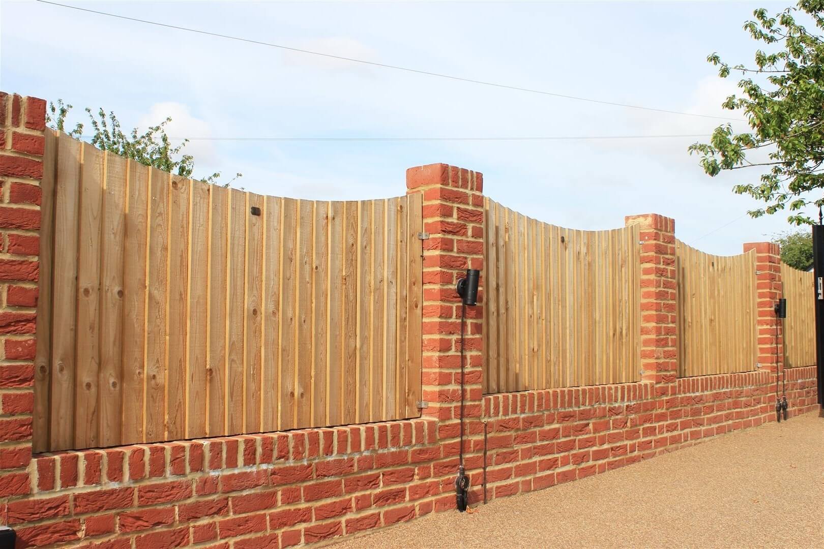 How To Attach Fence To Brick Wall