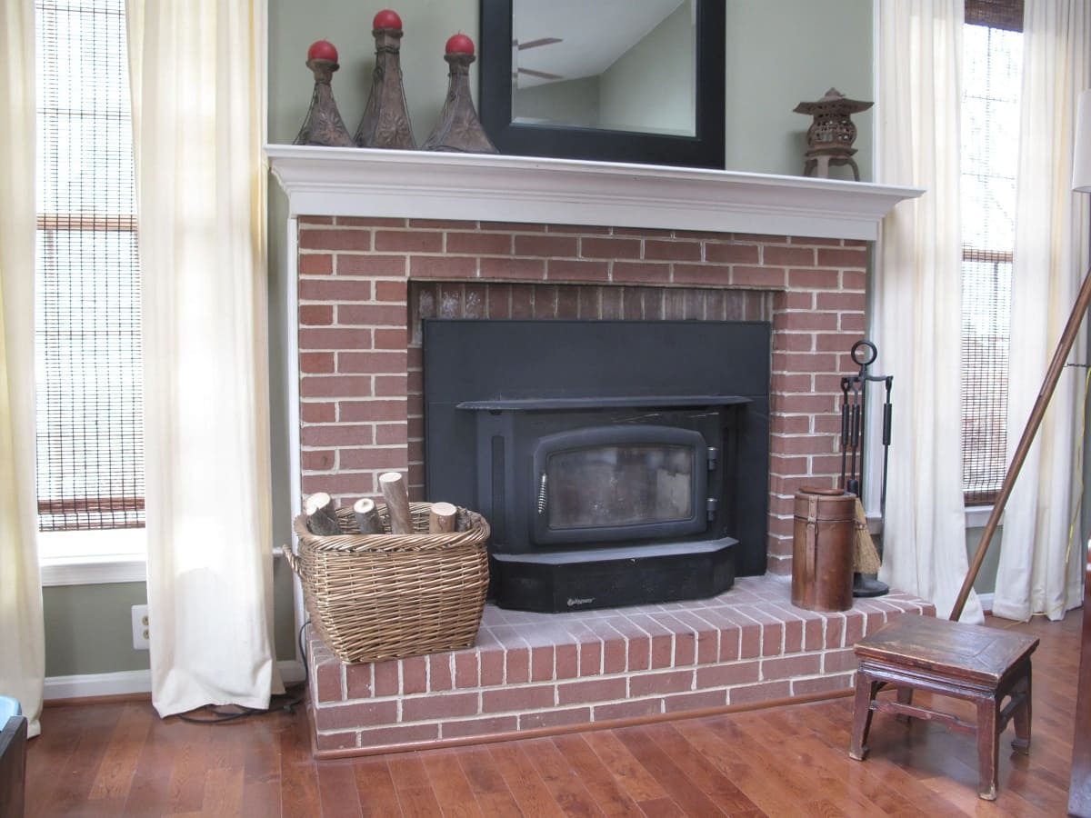 How To Brick A Fireplace Surround