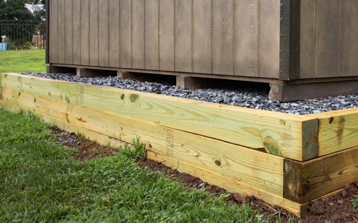 How To Build A Base For A Shed