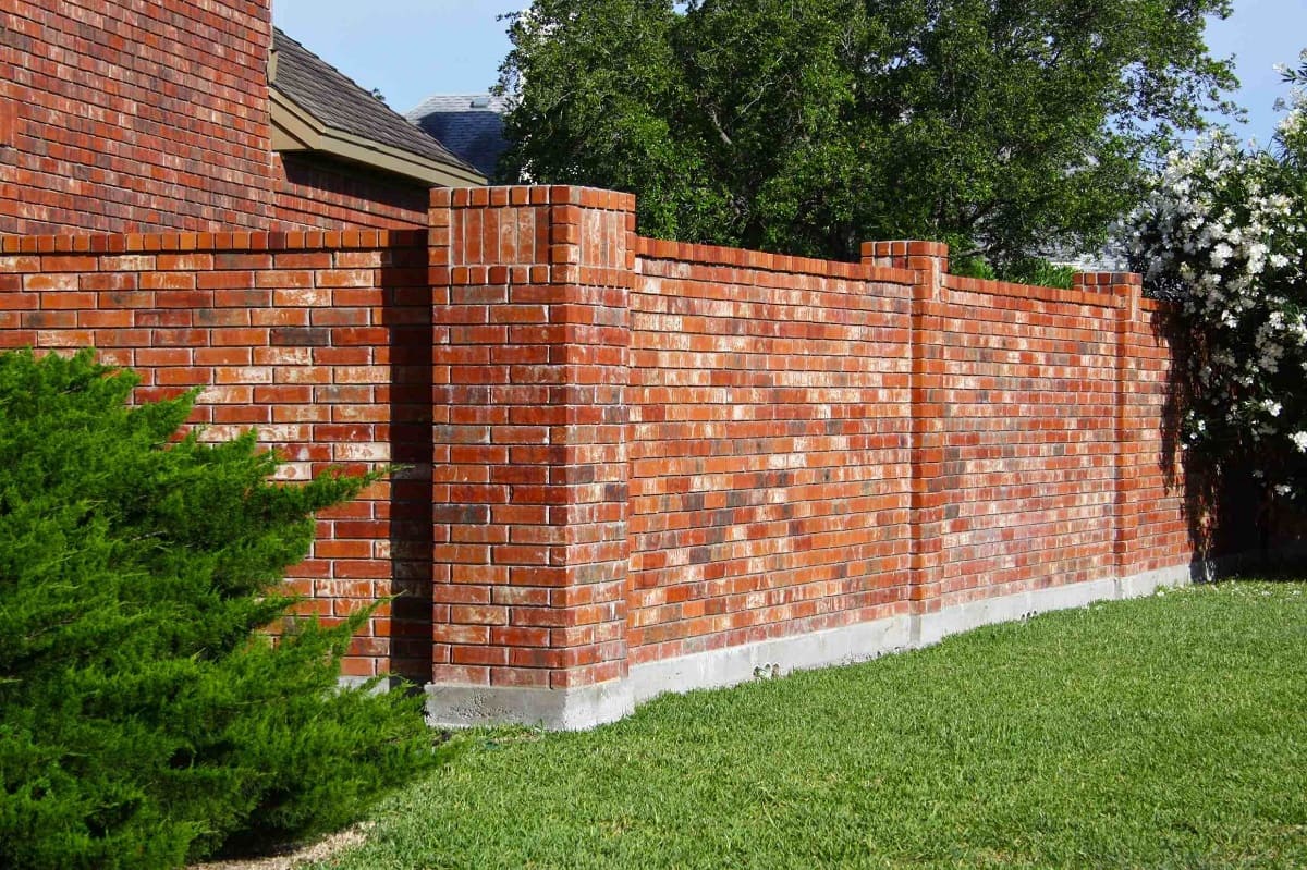 How To Build A Brick Fence
