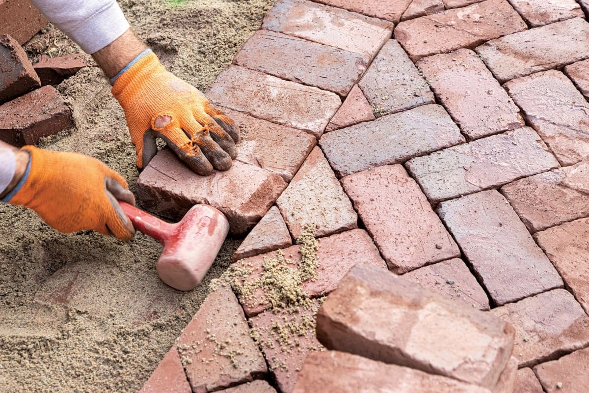 How To Build A Brick Pathway