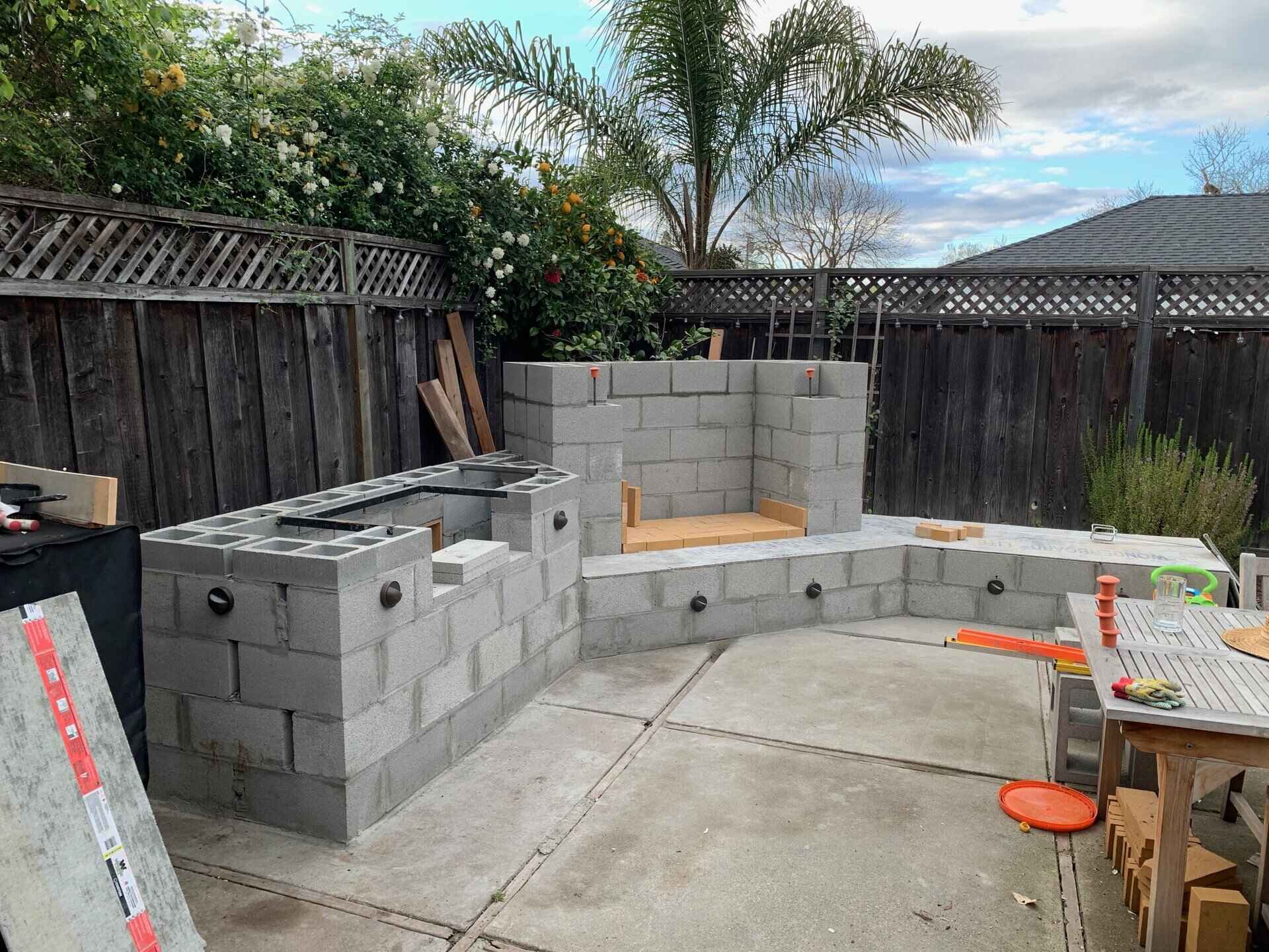 How To Build A Cinder Block Outdoor Kitchen