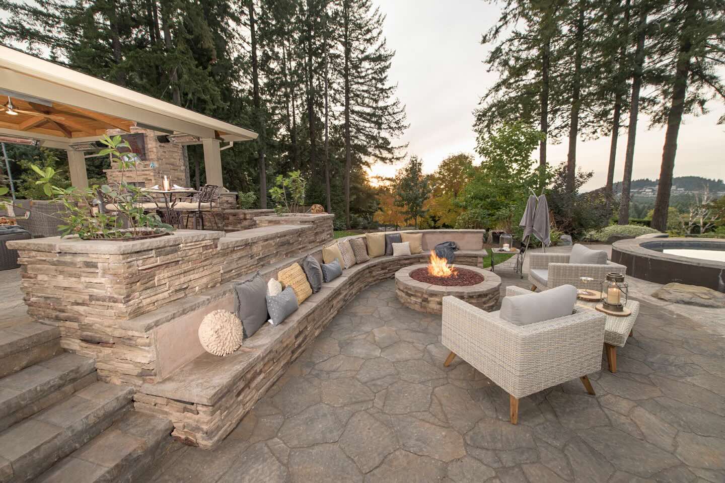 How To Build A Fire Pit On A Sloped Yard