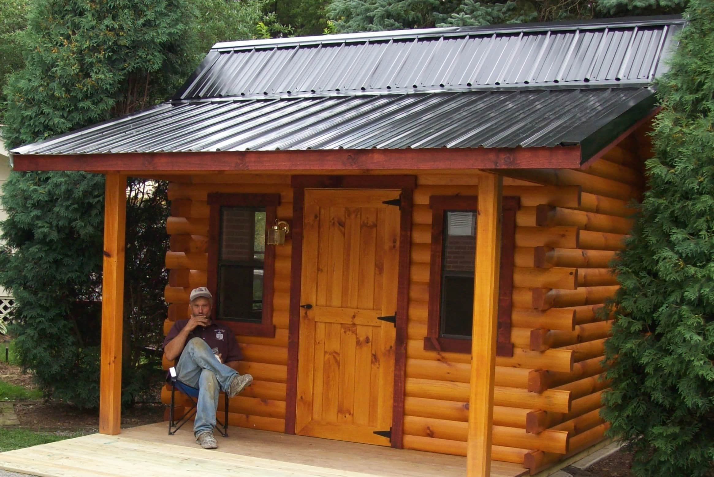 How To Build A Log Cabin Shed