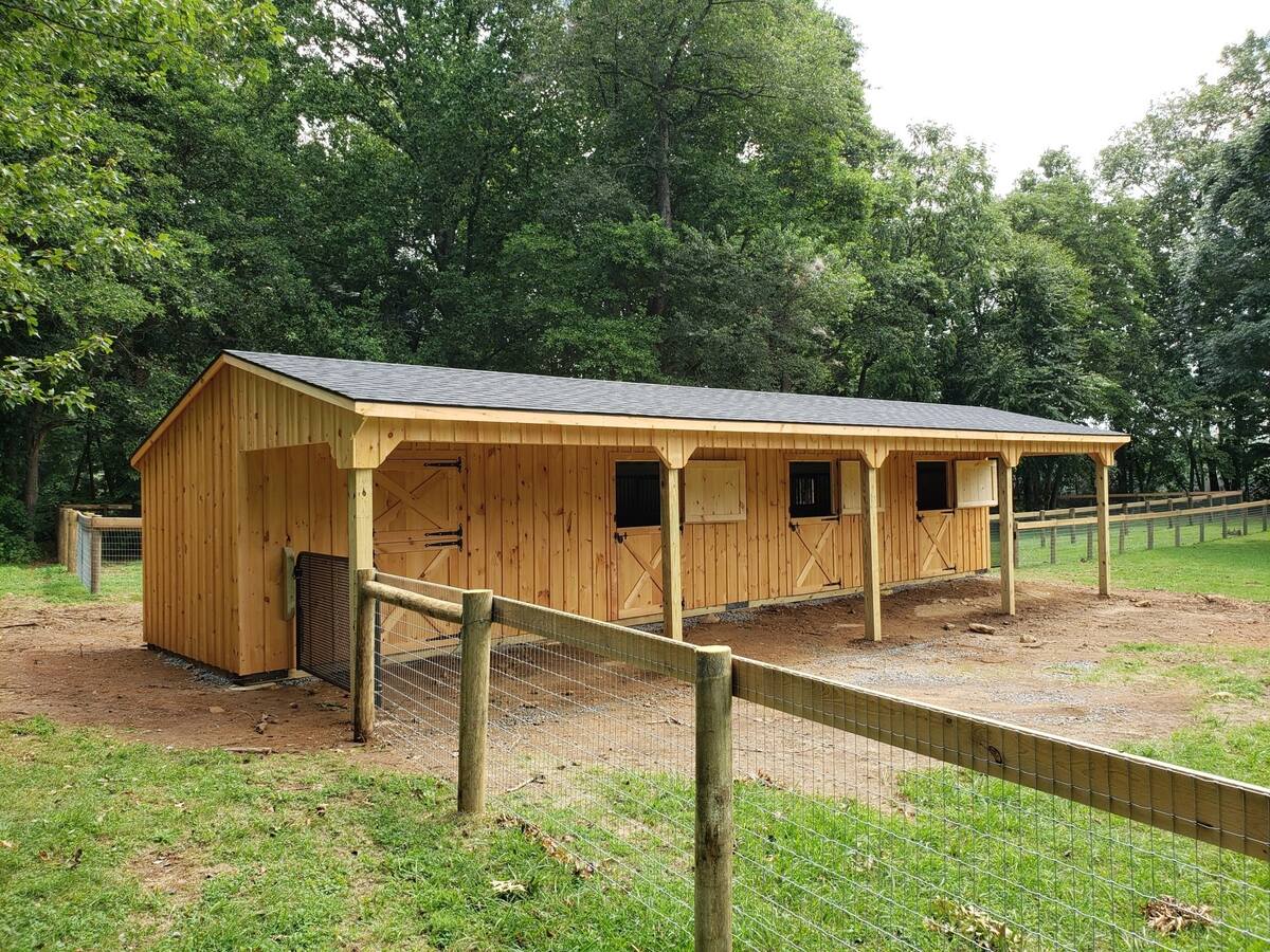 How To Build A Run-In Shed For Horses