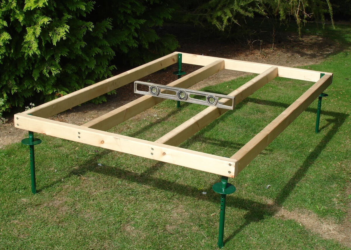 How To Build A Shed Base On Grass