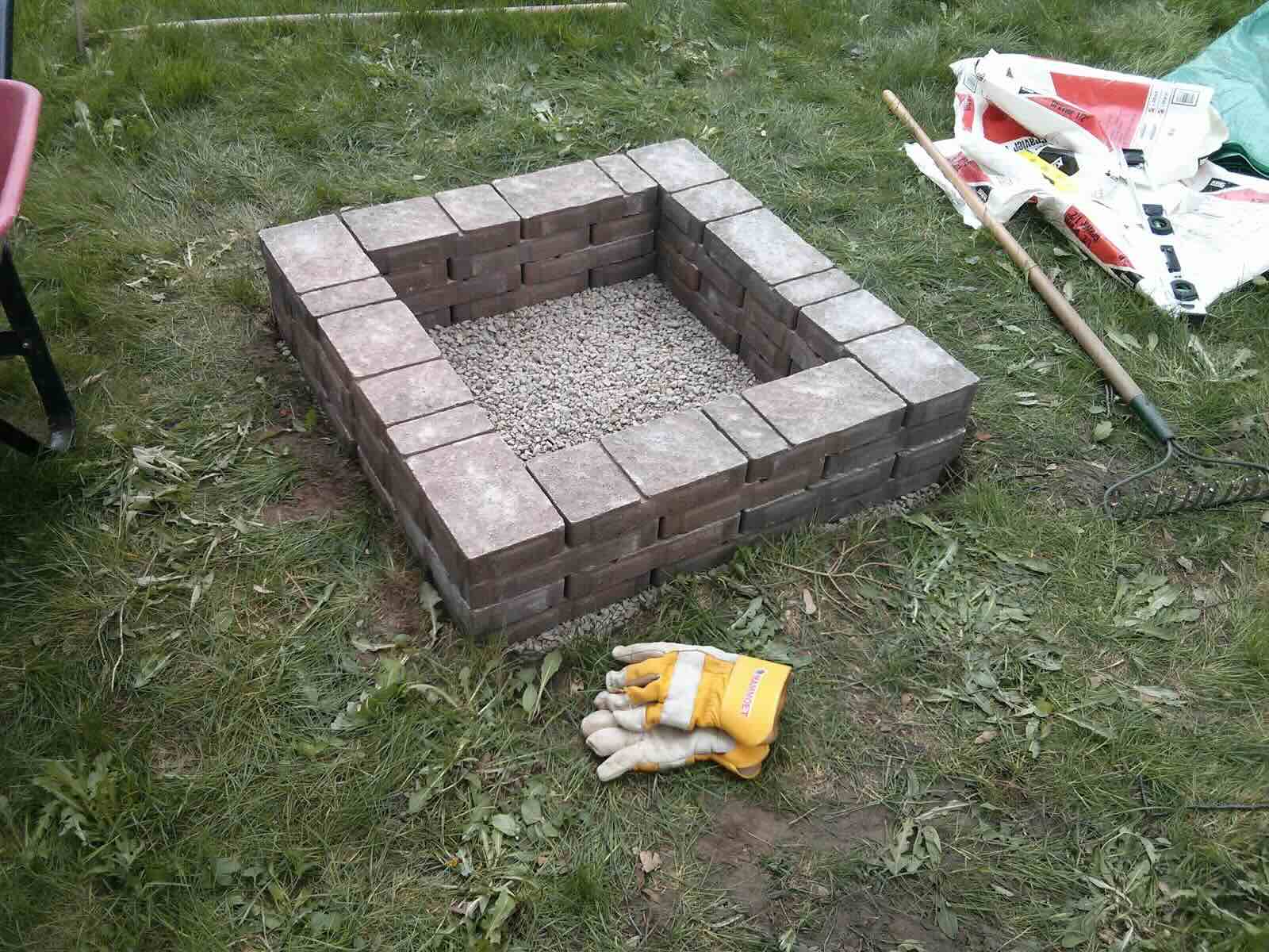 How To Build A Square Fire Pit