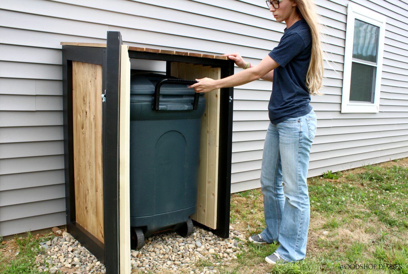 How To Build A Trash Can Enclosure