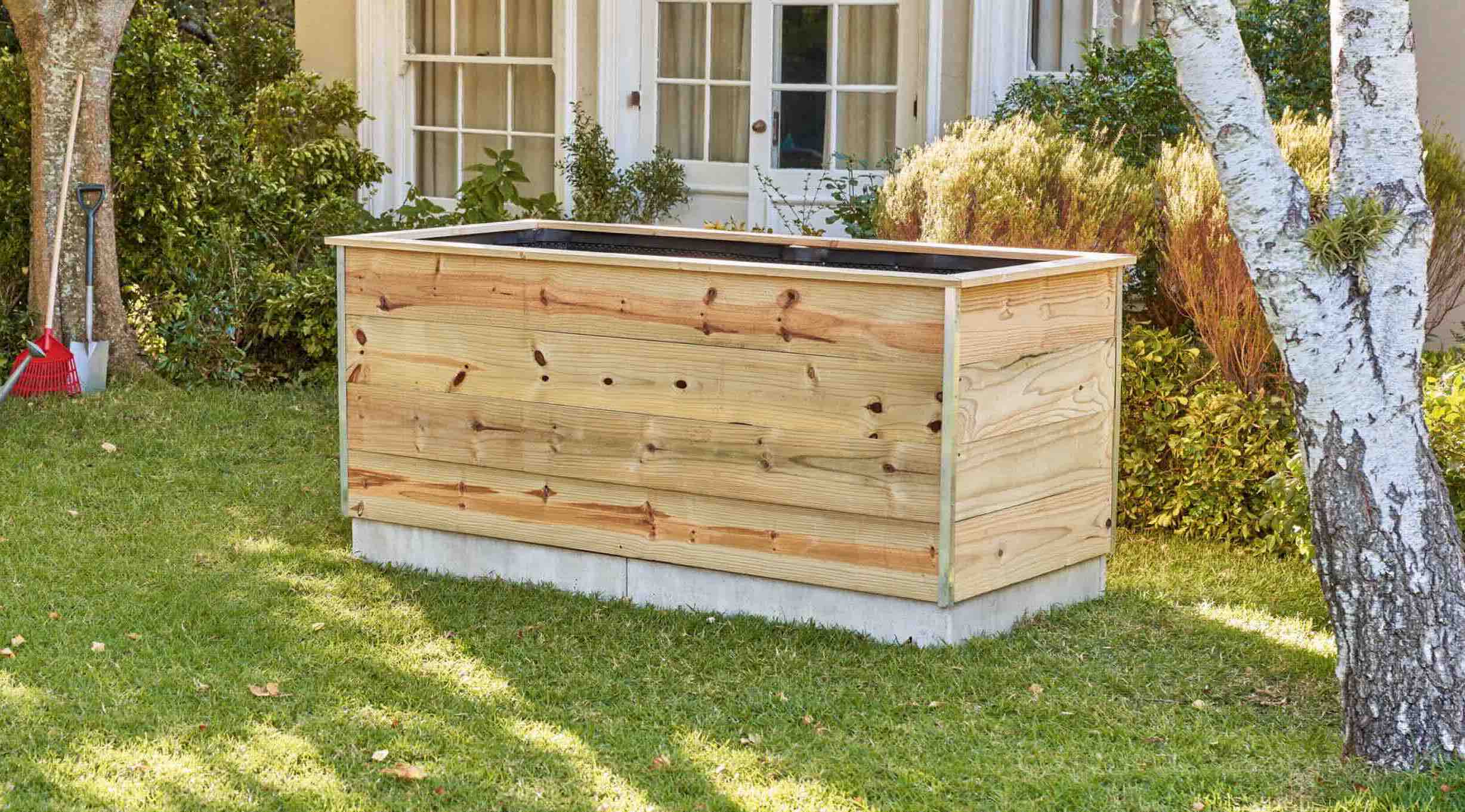How To Build A Wood Raised Garden Bed