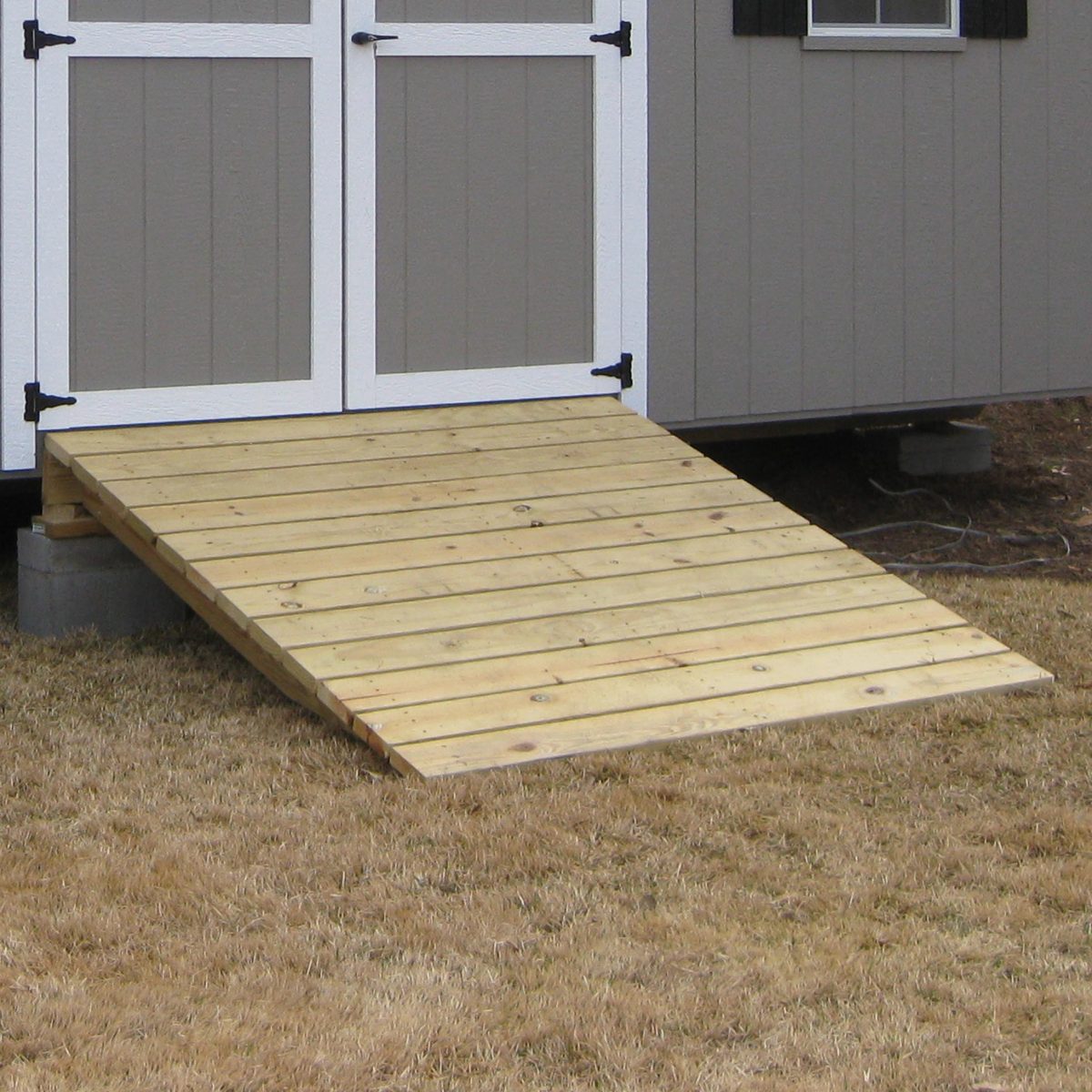 How To Build A Wood Ramp For A Shed