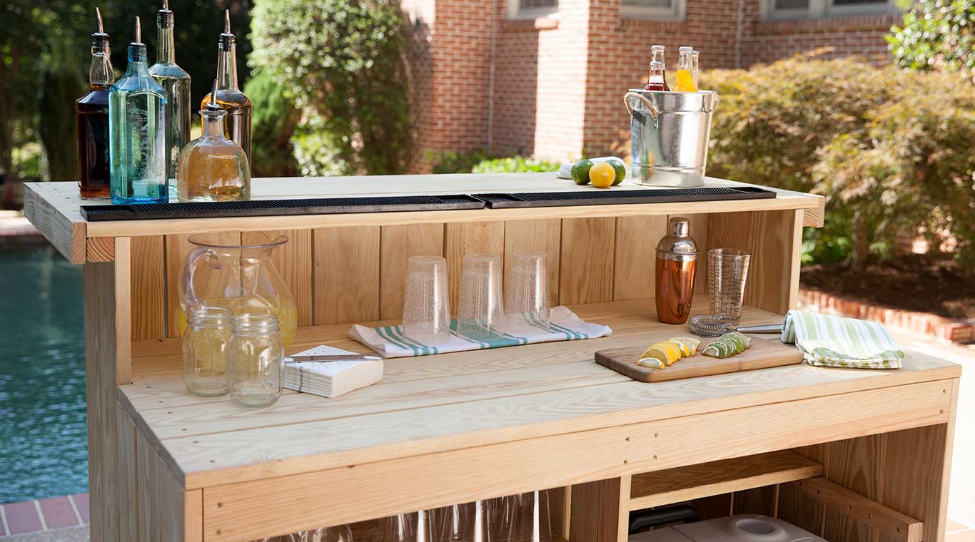 How To Build An Outdoor Bar