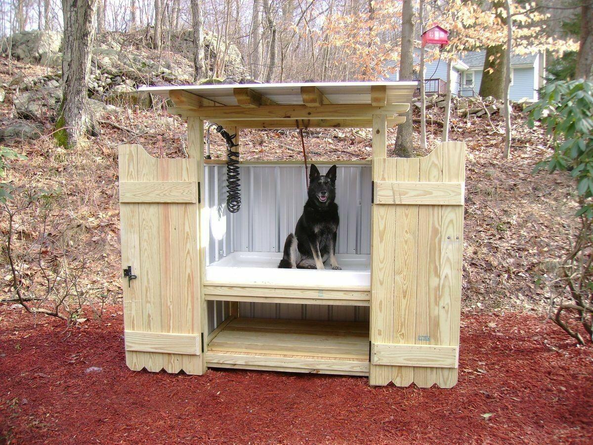 How To Build An Outdoor Dog Washing Station