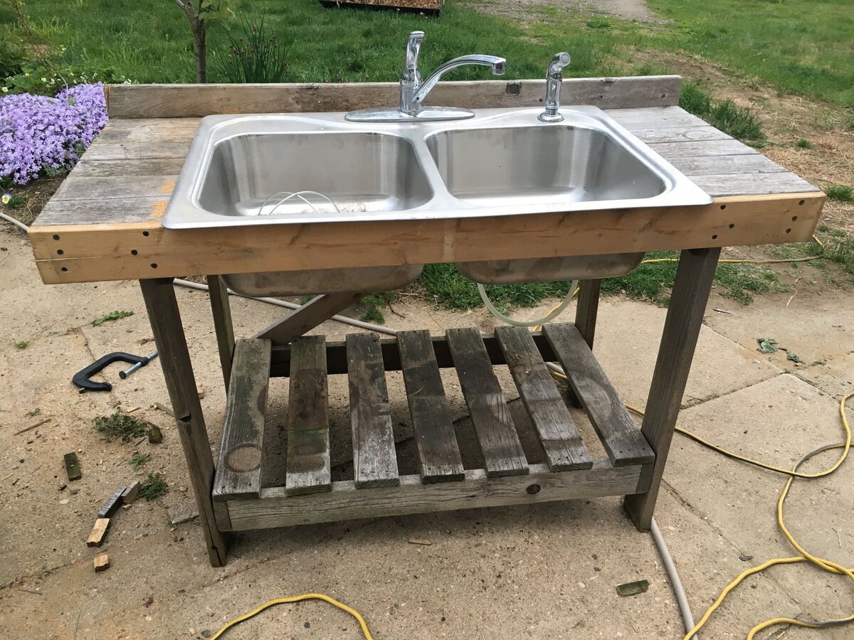 How To Build An Outdoor Sink