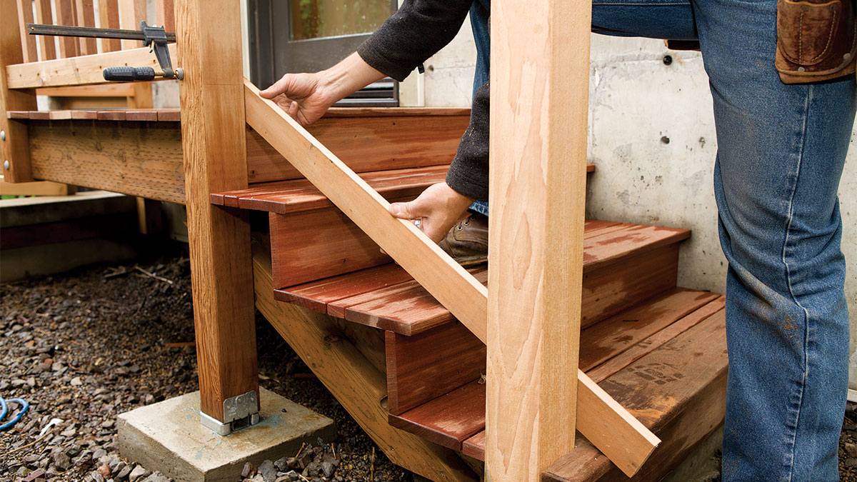 How To Build Handrails For Outdoor Steps