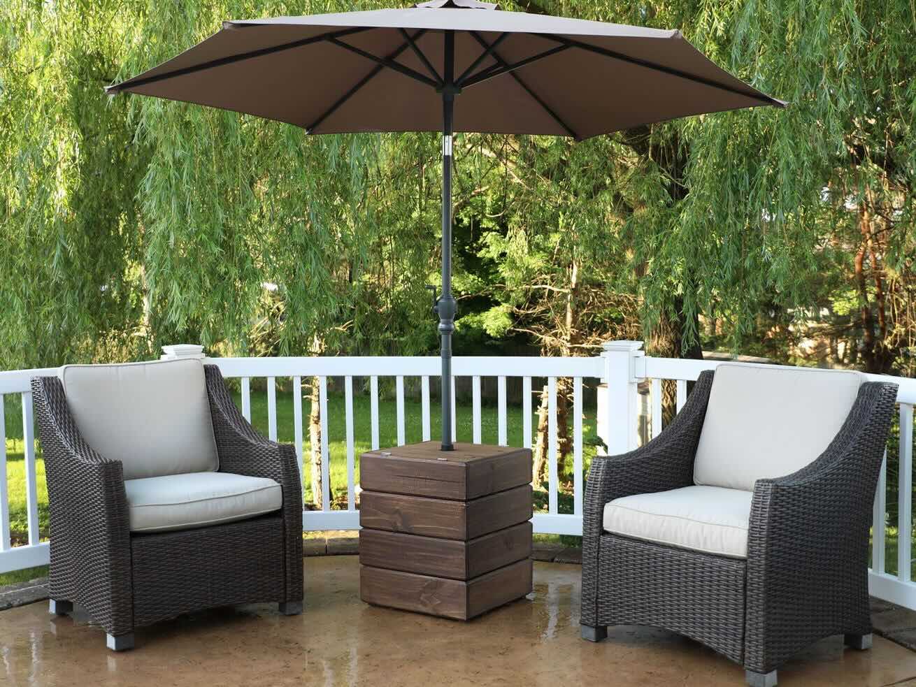 How To Build Outdoor Umbrella Stand