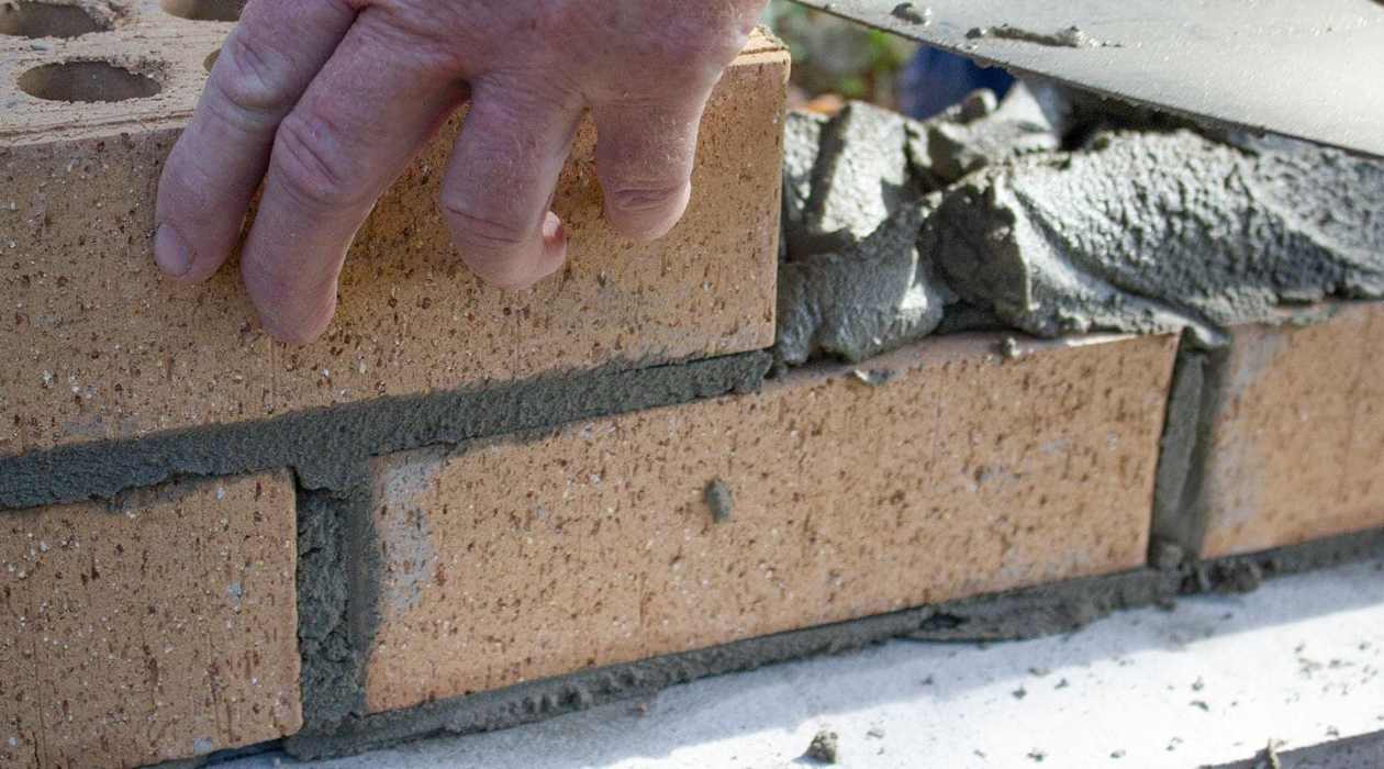 How To Cement Bag A Brick Wall