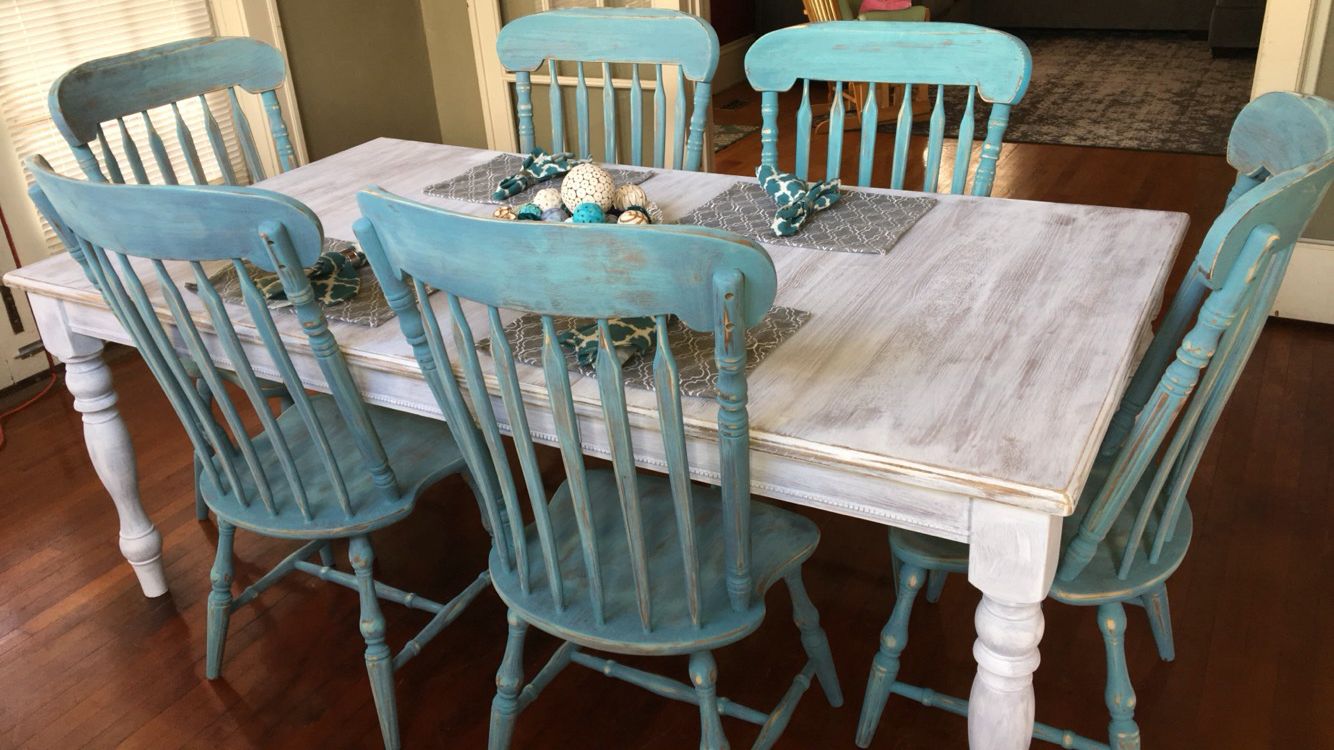 How To Chalk Paint A Dining Table