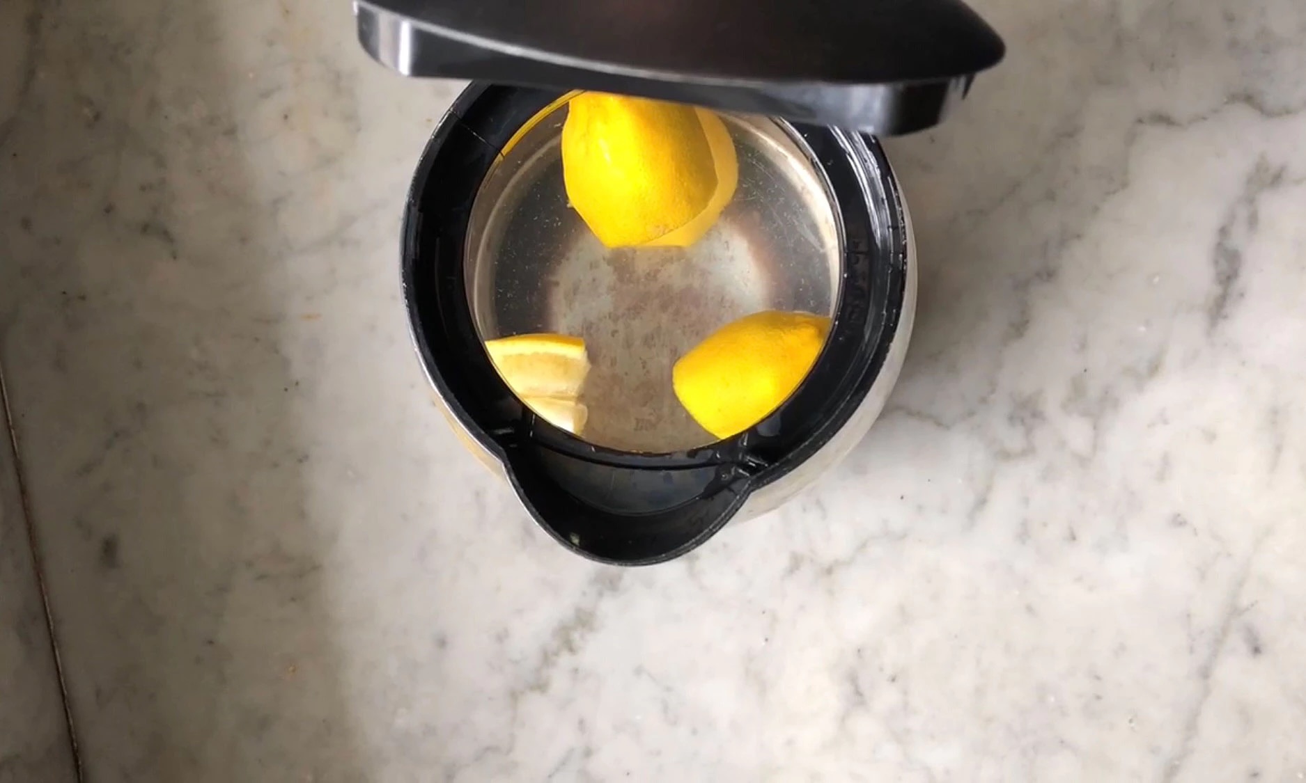 How To Clean A Kettle With Lemon