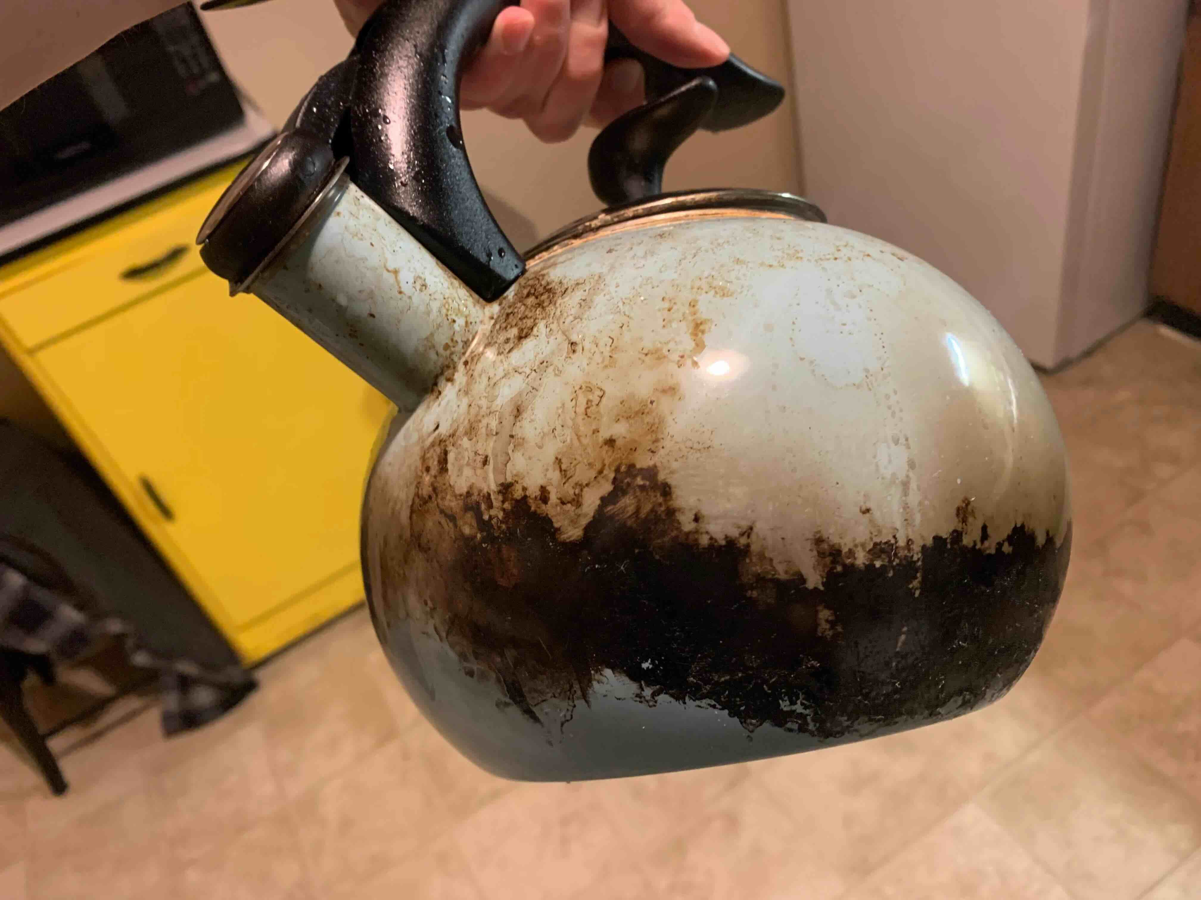How To Clean Burnt Tea Kettle