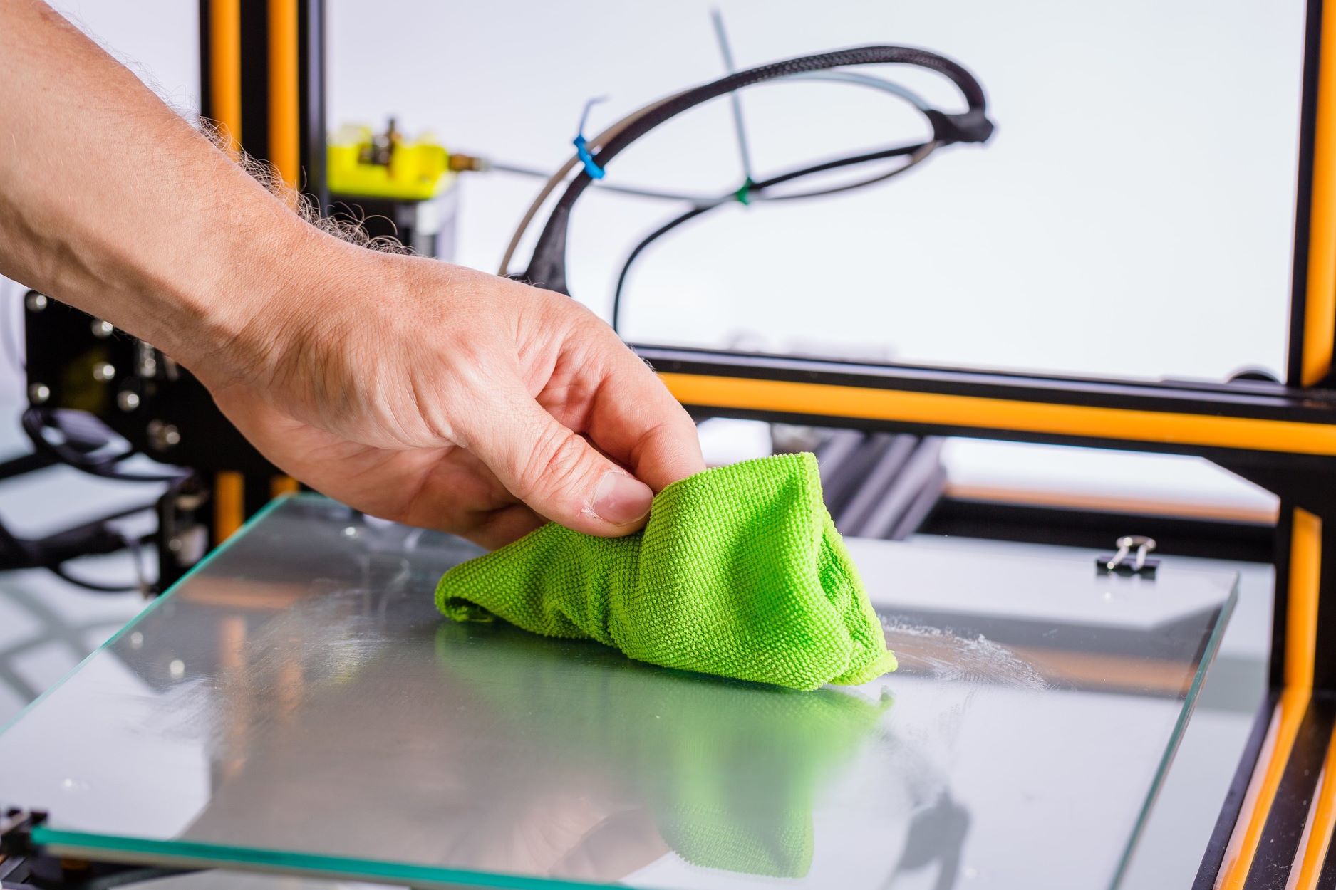 How To Clean Glass 3D Printer Bed
