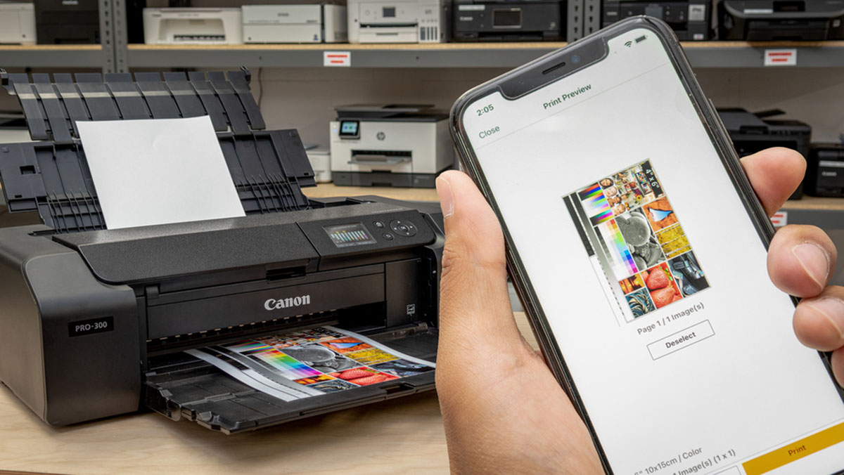 how to connect iphone to canon mx492 printer