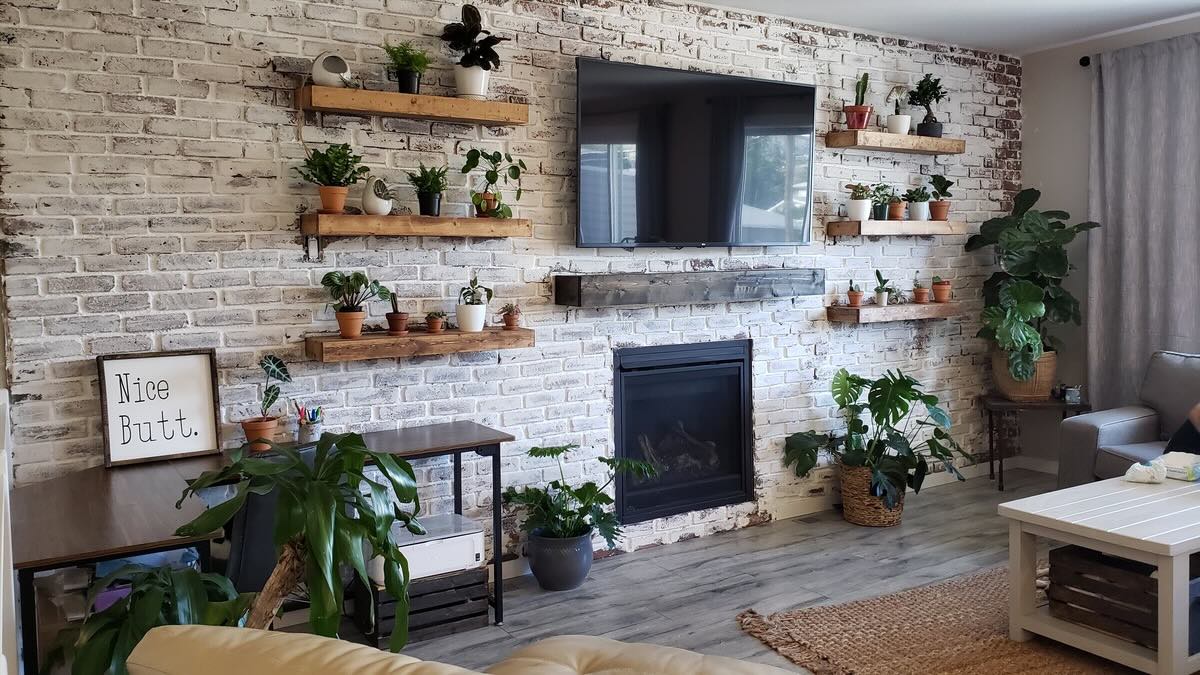 How To Create A Faux Brick Interior Wall