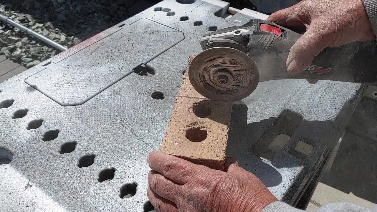 How To Cut A Brick In Half