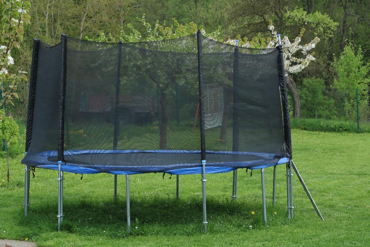 How To Cut Grass Under A Trampoline