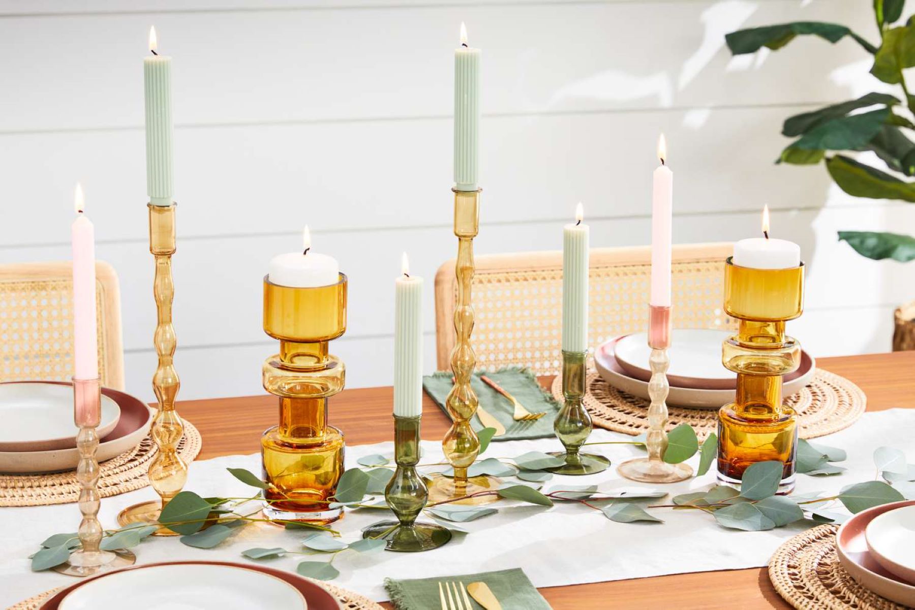 How To Decorate Glass Candle Holders