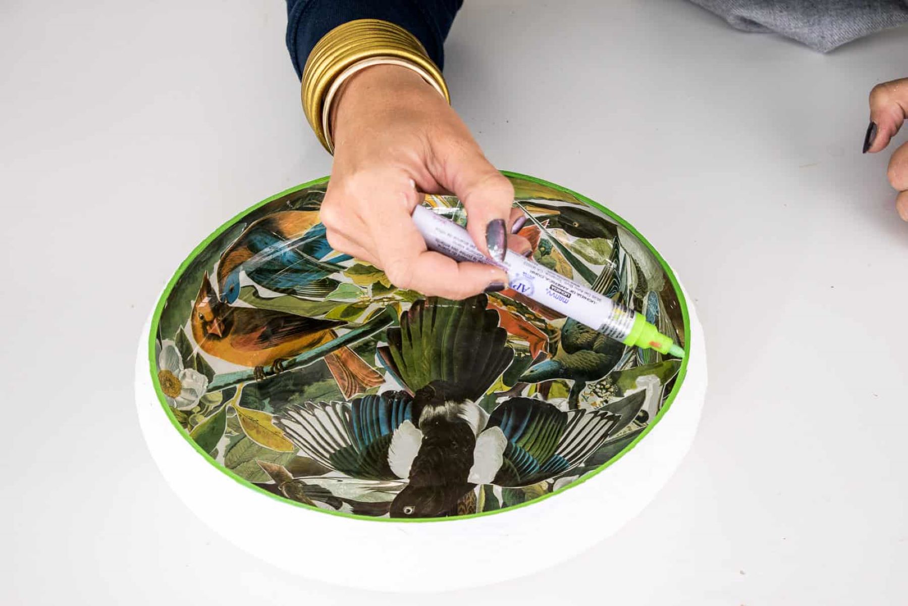 How To Decoupage On Glass