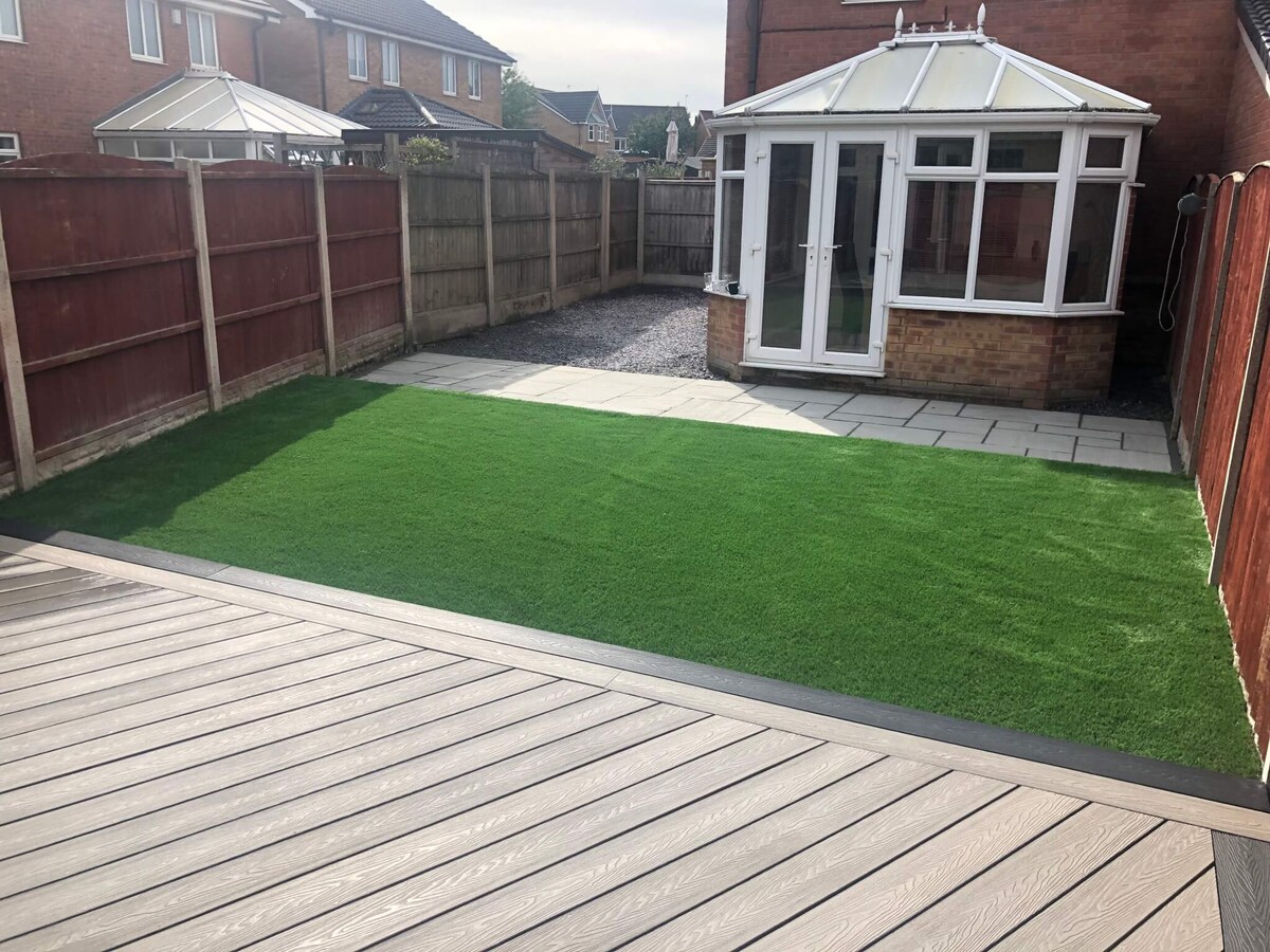 How To Do Decking On Grass
