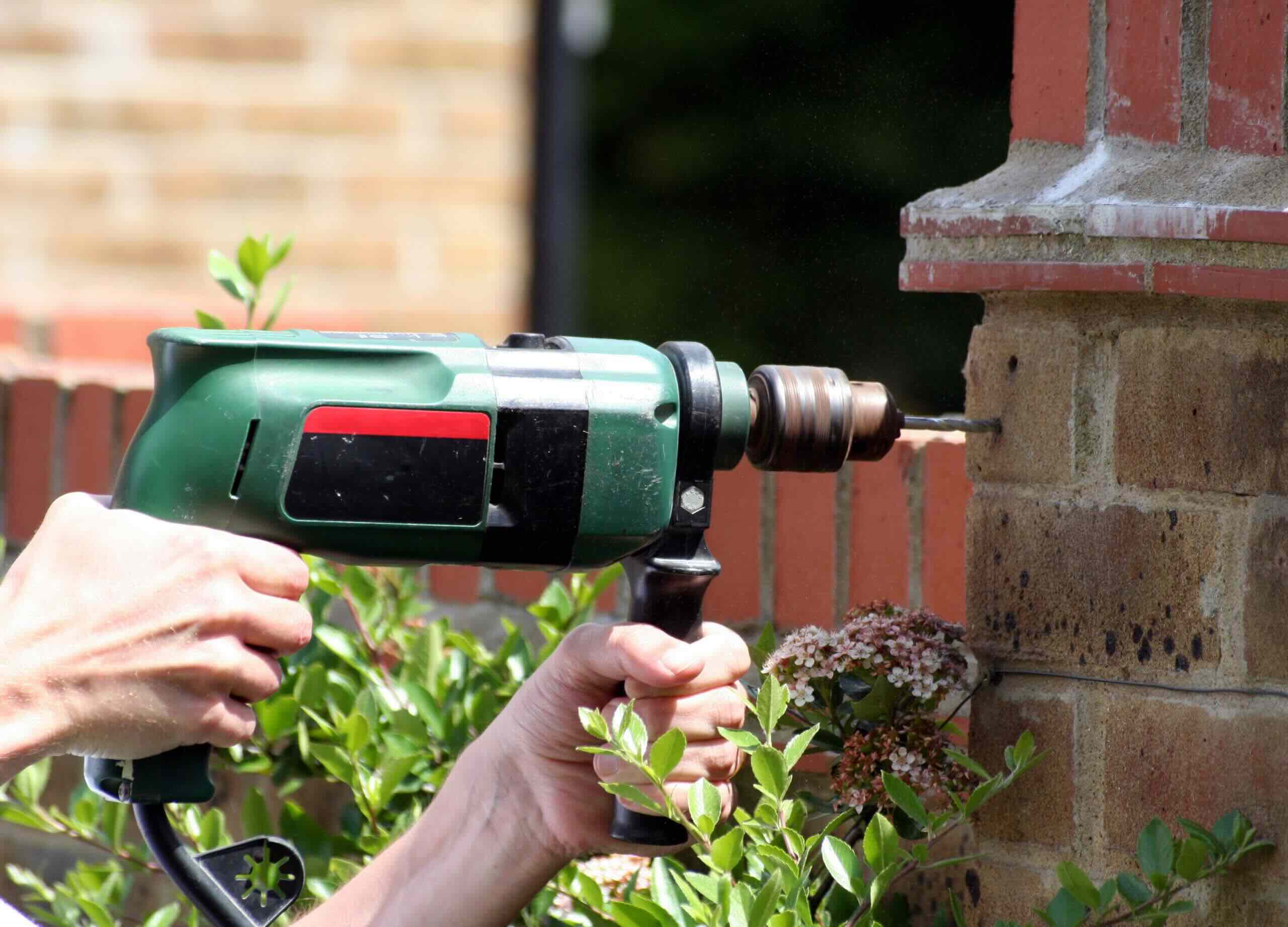 How To Drill A Hole In A Brick Wall