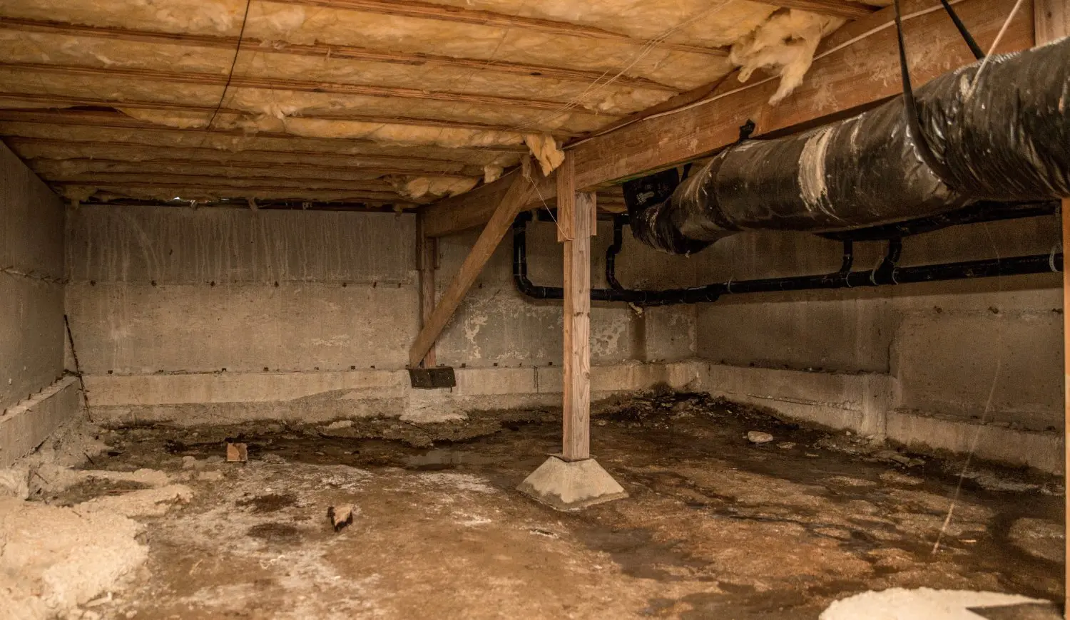 How To Dry A Wet Crawl Space