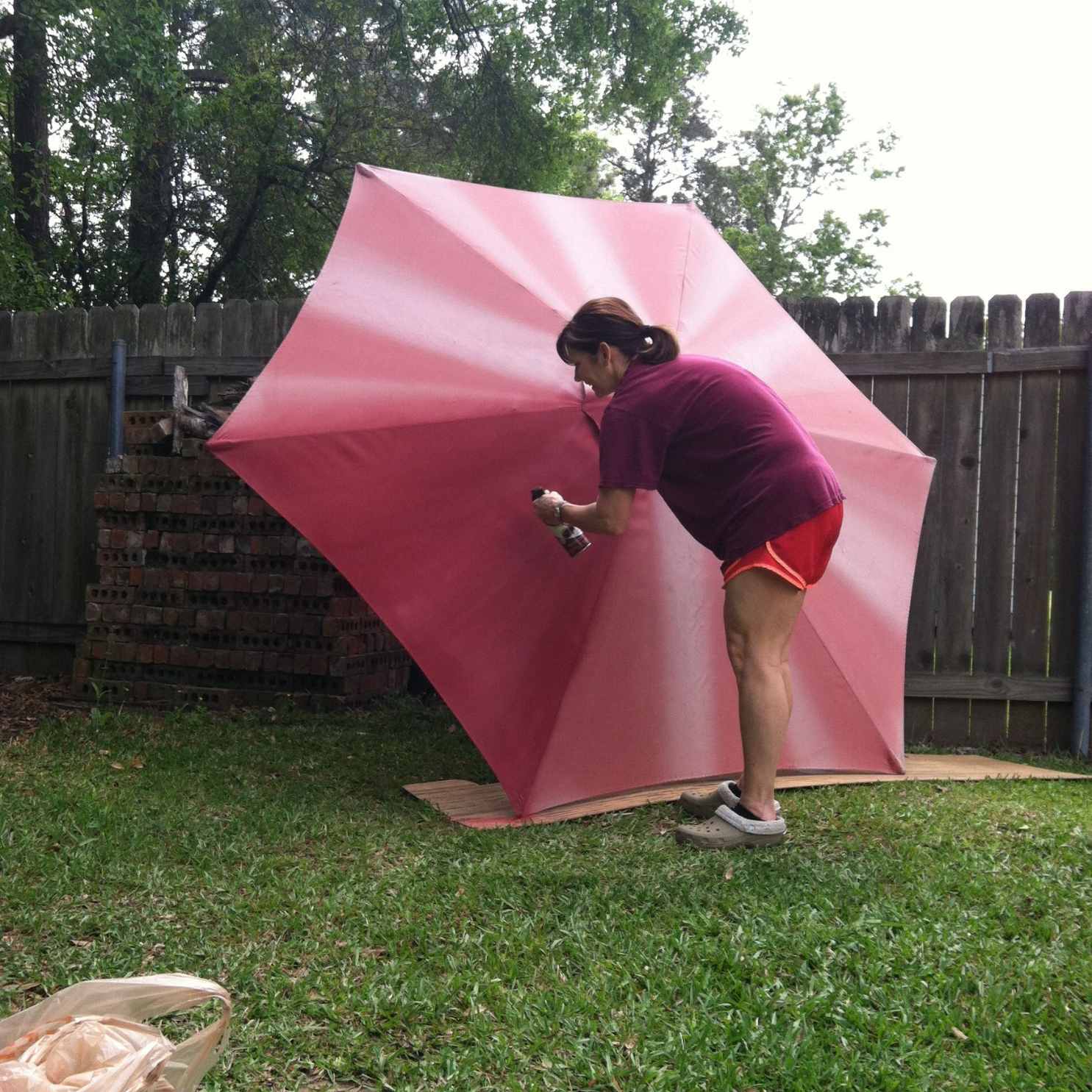 How To Dye Outdoor Umbrella
