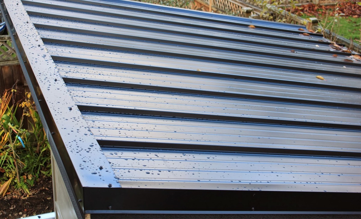 How To Finish The Top Edge Of A Shed Roof