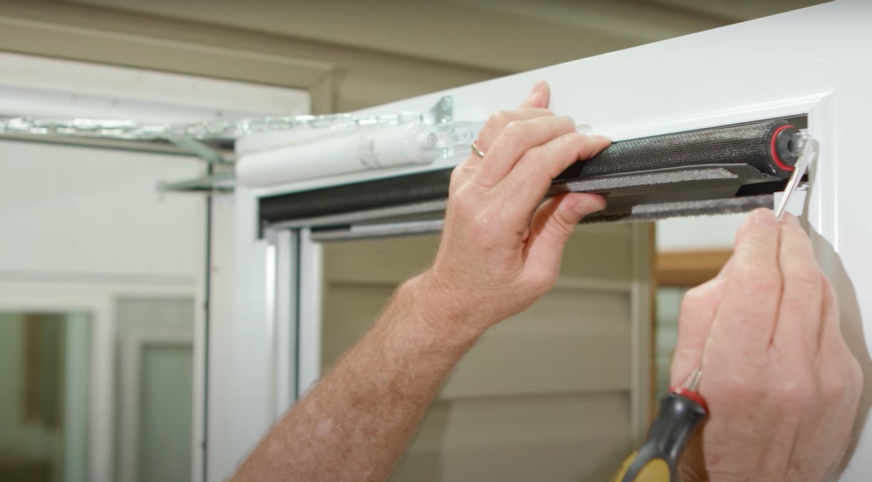 How To Fix A Roll-Up Screen On A Storm Door