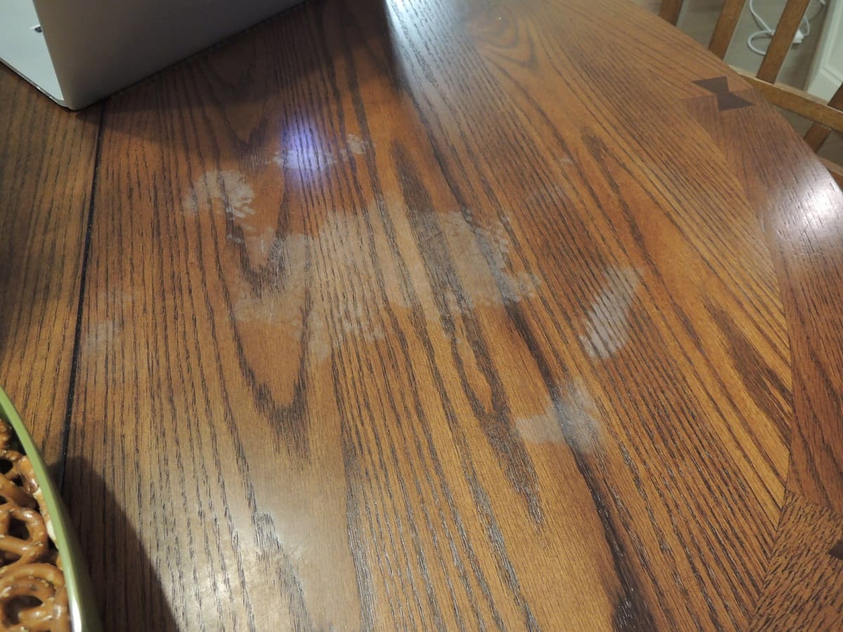 How To Fix Heat Marks On A Dining Table