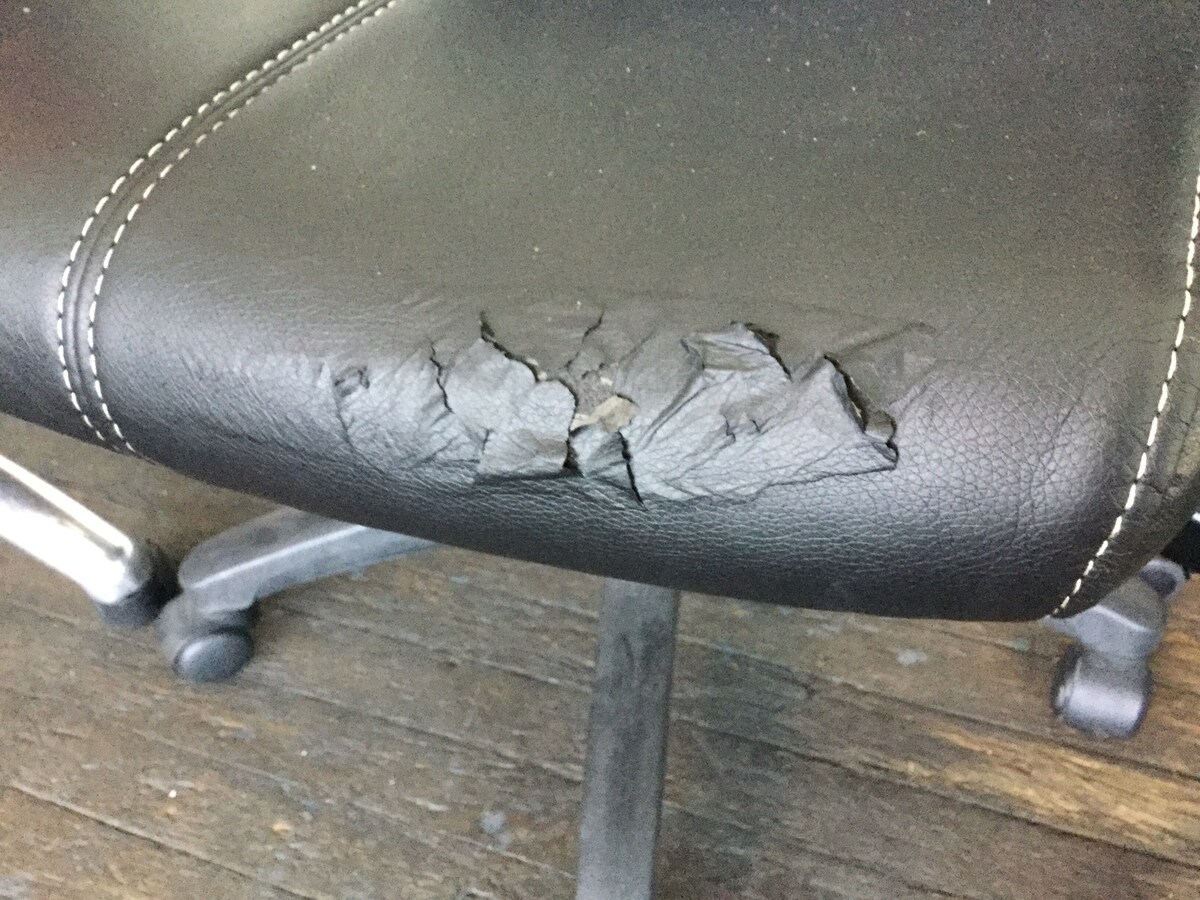 How To Fix Peeling Leather On An Office Chair