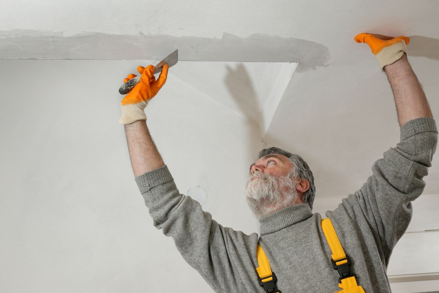 How To Fix Stucco Ceiling