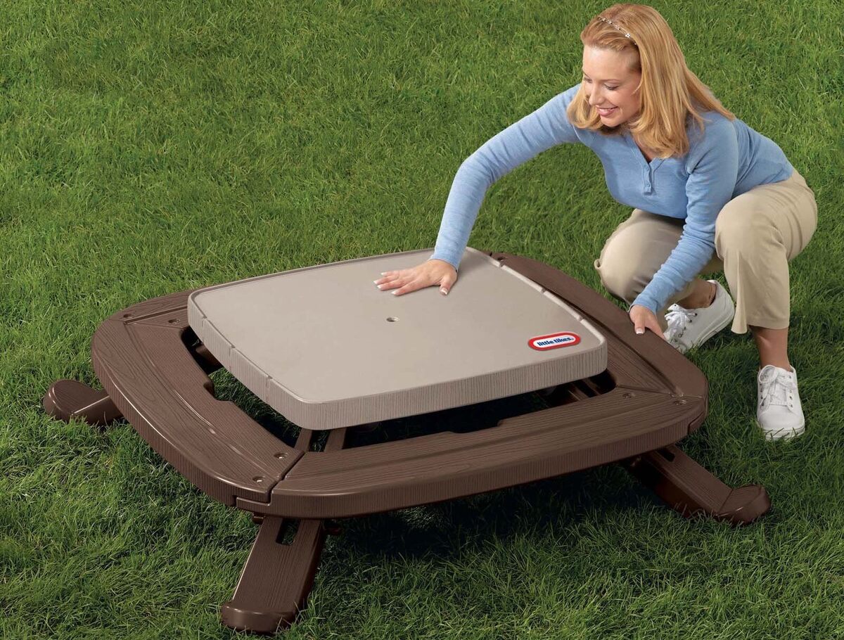 How To Fold Little Tikes Picnic Table
