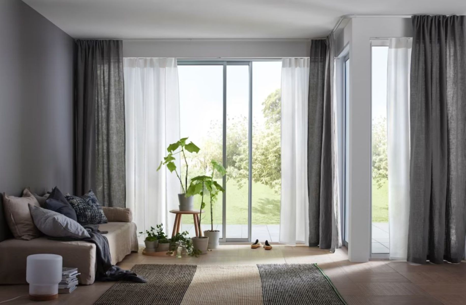 How To Hang Curtains On A Sliding Glass Door