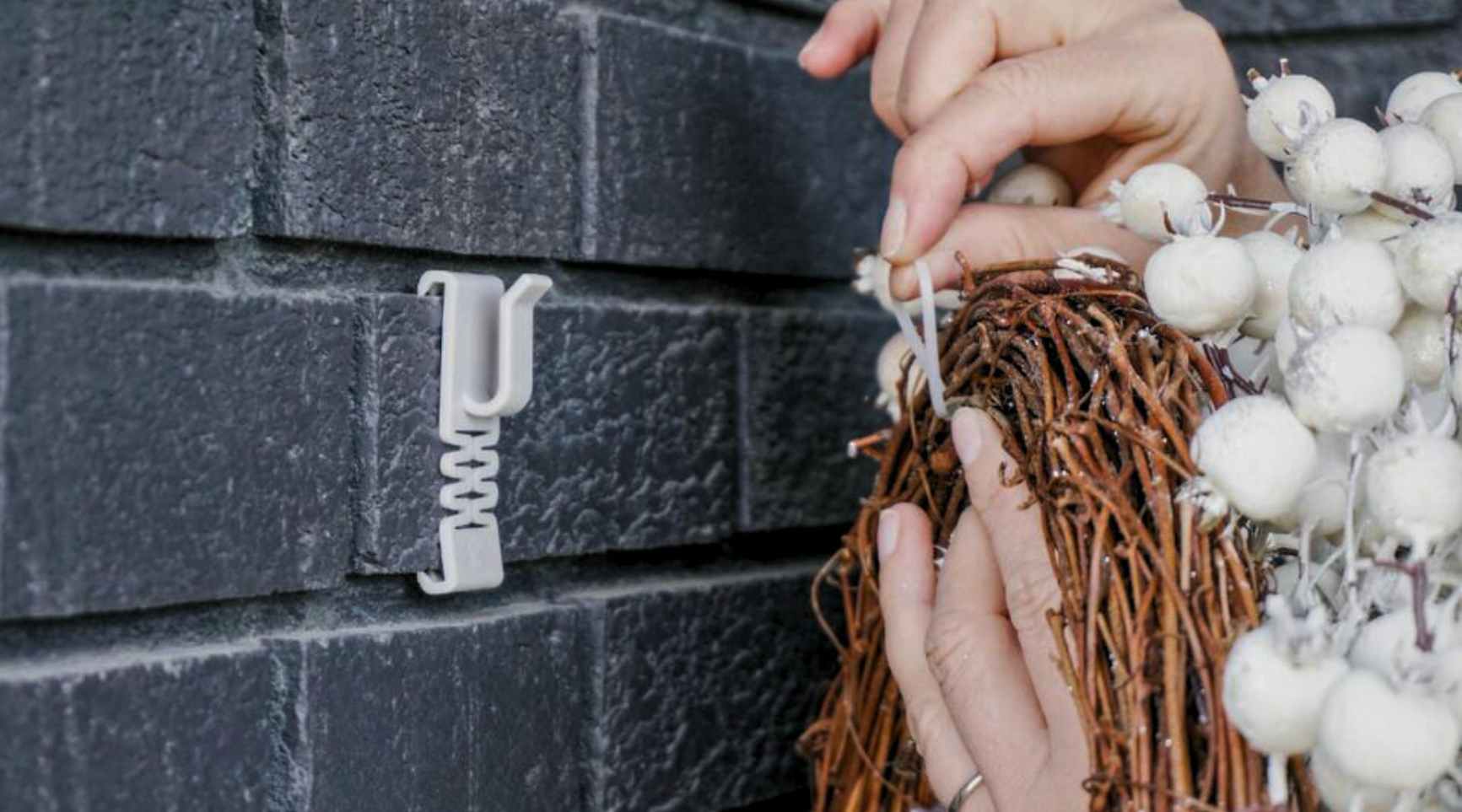 How To Hang Garland From Brick