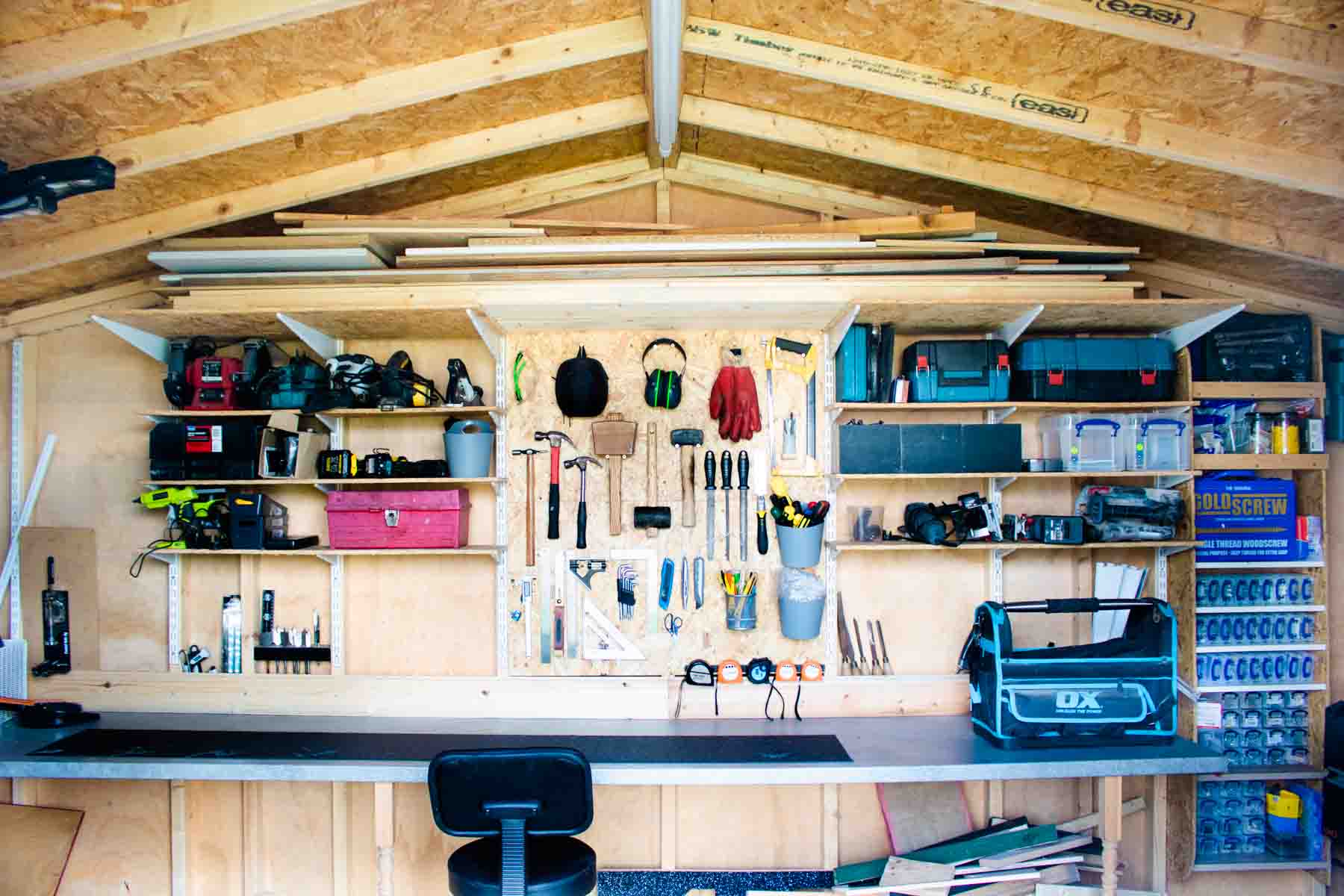 How To Hang Tools In A Shed
