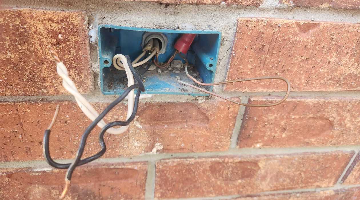 How To Hide Wires On Brick Wall