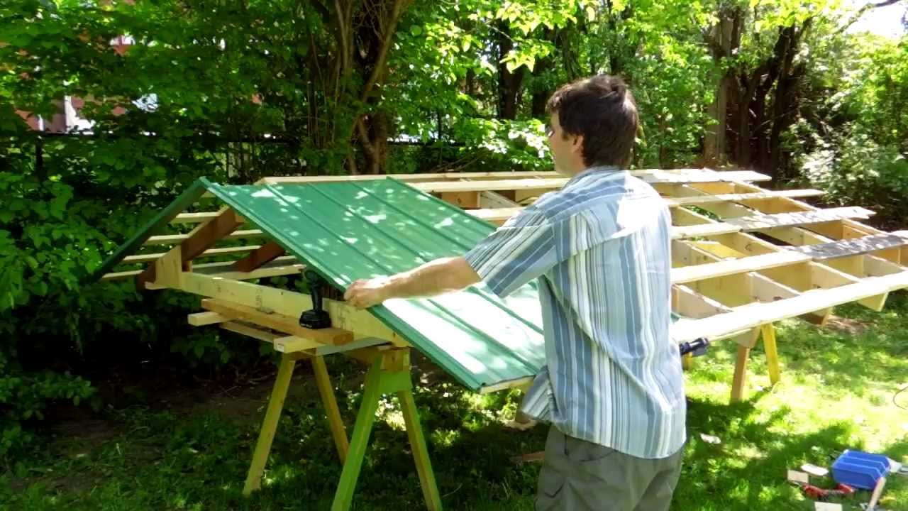 How To Install A Shed Roof