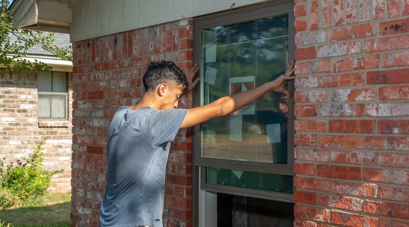 How To Install A Window Frame In A Brick Wall
