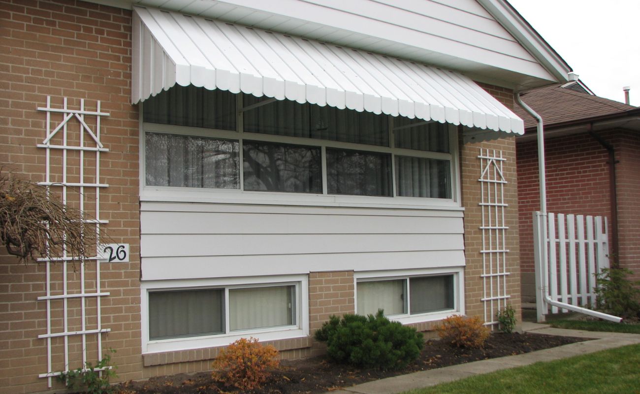 How To Install An Aluminum Awning On A House