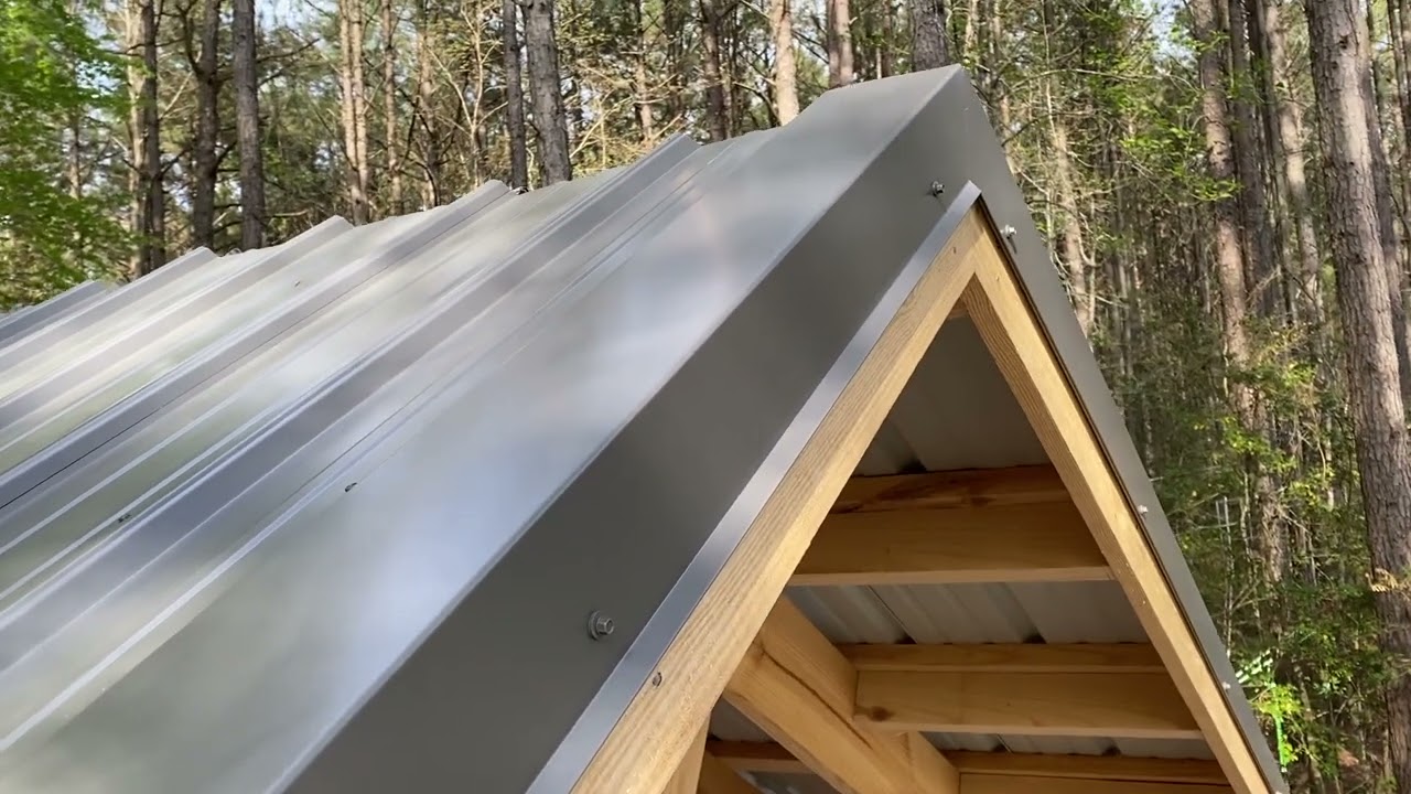 How To Install Gable Trim On A Metal Roof