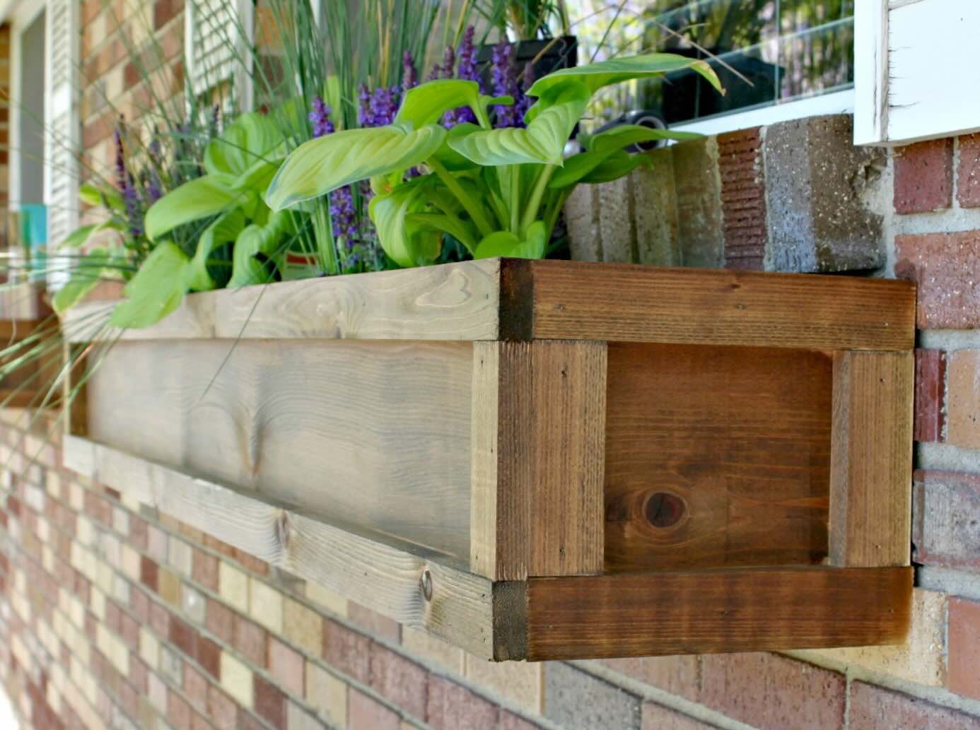 How To Install Window Flower Boxes On Brick